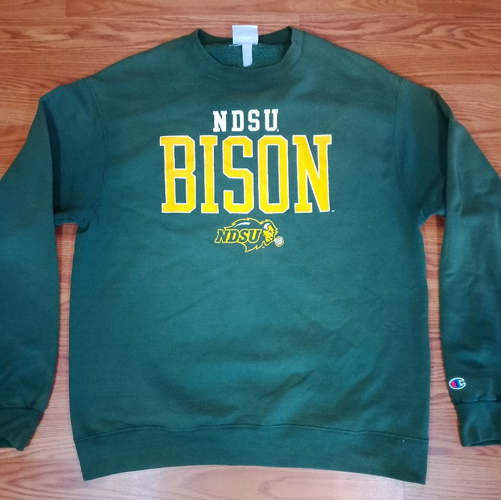 Champion NDSU Bison Sweatshirt North-Dakota-State-University Men’s L Pullover